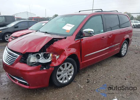 2011 Chrysler Town & Country Touring-L из США, поврежденный, VIN 2A4RR8DG4BR749714